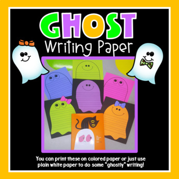 Preview of Ghost Writing Paper, Ghost craft, Lined paper