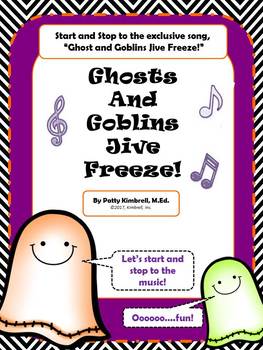 Preview of Ghost and Goblins Jive Freeze Lesson and Song