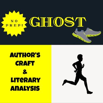 Preview of Ghost by Jason Reynolds, Author's Craft Elements and Lit Analysis Note-Taking