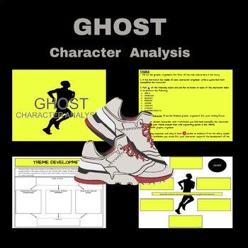 Preview of Ghost by Jason Reynolds, Characterization & Theme Writing Activity