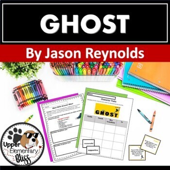 Preview of Ghost by Jason Reynolds Discussion Cards and Novel Study