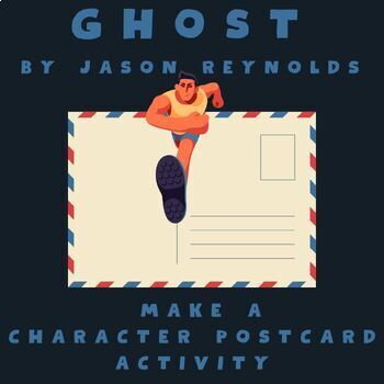 Preview of Ghost by Jason Reynolds, Write a Postcard Activity, Google Slides