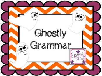 Preview of Ghostly Grammar FREEBIE