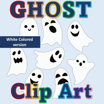 Preview of Ghost Clip Art Halloween Clip Art