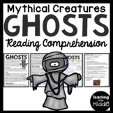 Ghosts Informational Reading Comprehension Worksheet Mythi