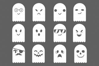 Download Ghosts Svg Files For Silhouette Cameo And Cricut Ghosts Clipart Png