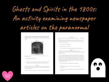 Preview of Ghosts and Spirits in the 1800s