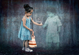 Ghosts in Adobe Photoshop Lessons for High School Art or P