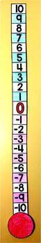 vertical number line print and digital by scaffolded