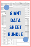 Giant Data Sheet BUNDLE - Frequency Graphing, Partial Inte