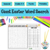 Giant Easter Word Search Activity Puzzle