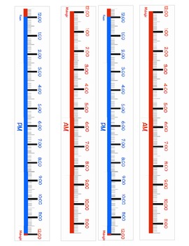 giant elapsed time ruler by s canon teachers pay teachers