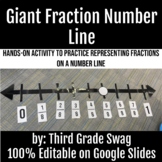 Giant Fraction Number Line