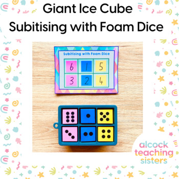 Preview of Giant Ice Cube - Subitising with Foam Dice
