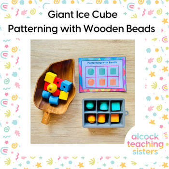 Preview of Giant Ice Cube Tray - Patterning with Wooden Beads
