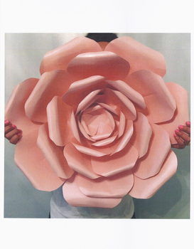 Preview of Giant Paper Flower Template