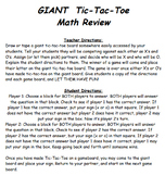 Giant Tic-Tac-Toe Geometry