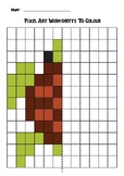 Giant Tortoise Pixel Art Symmetrical Image Reflection Educ