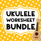 Giant Ukulele Worksheet Bundle (With Bonus Decor!)