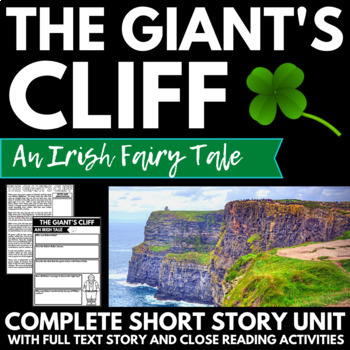 Preview of Giant's Cliff Short Story Unit - St Patrick's Day Short Story - Irish Fairy Tale