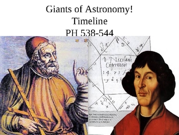 Preview of Giants of Astronomy PowerPoint Presentation