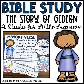 Preview of Gideon Bible Lessons Kids Homeschool Curriculum | Sunday School