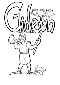 gideon bible coloring pages