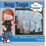 Gift Bag Tags for Parent Night or Teachers or Friends