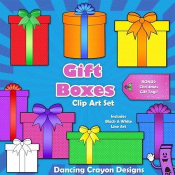 Preview of Gift Boxes Clipart