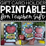 Gift Card Holder for Teacher Appreciation Gift {Gift Card Tag}