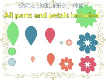 Free Free 76 Paper Flower Template Svg Free SVG PNG EPS DXF File