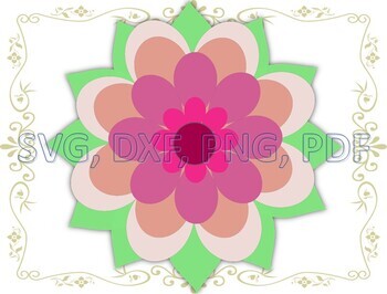 Free Free 93 Flower Template Svg Free SVG PNG EPS DXF File