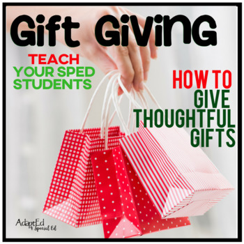 Preview of Gift Giving Guide for Special Education