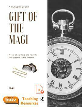 Preview of Gift Of The Magi.  ESL. EFL. Reading. Story. Discussion. Retelling. PPTx. ELA