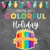 Gift Tag - Colorful Holiday