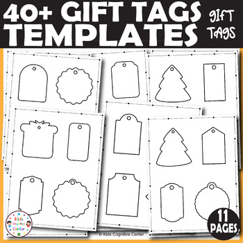 Gift Tag Templates, Blank Gift Tags, 40+ Different Printable Gift Tags  Pieces.