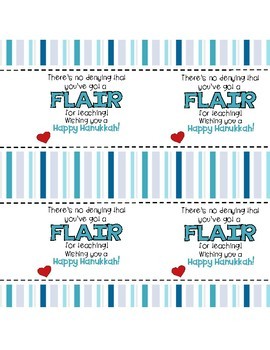Teacher Appreciation Gift Tags for Flair Pens by Your Thrifty Co-Teacher