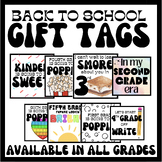 Gift Tags For Students | Back To School | ALL Grades | Mee