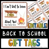 Gift Tags for Meet the Teacher - Open House Gift Tags - S'MORE'S