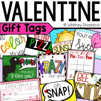 Preview of Gift Tags for Valentine's Day and All Year Long