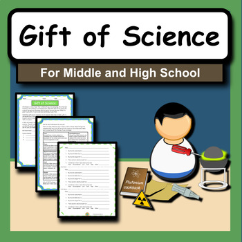 Preview of Gift of Science Activity and Project for Science Class