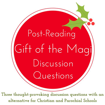 Preview of Gift of the Magi Post-Reading Group Discussion Questions