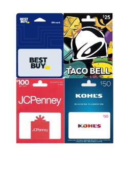 Preview of Giftcard Sorting