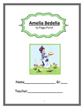 Preview of Gifted Book Unit: Amelia Bedelia