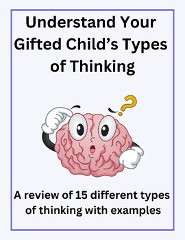 Preview of Gifted Child's Thinking Guide