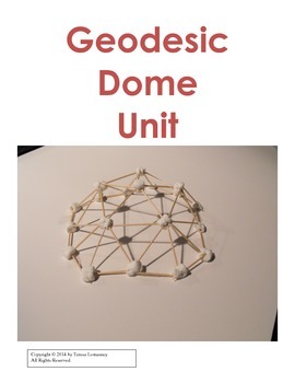 Preview of Gifted Education Lesson Plans Geodesic Dome Project Cross-Curricular