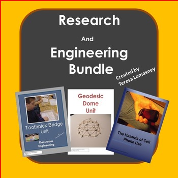 Preview of Gifted Education Research & Engineering {Bundle}