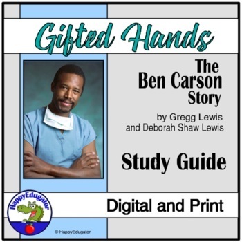 Preview of Gifted Hands: The Ben Carson Story Vocabulary and Study Guide (Kid's Version)