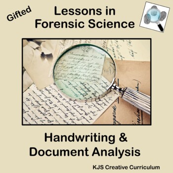 Preview of Gifted Lessons in Forensic Science Handwriting & Document Analysis