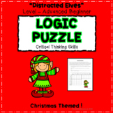 Gifted & Talented -Christmas Logic Puzzle with Digital Option